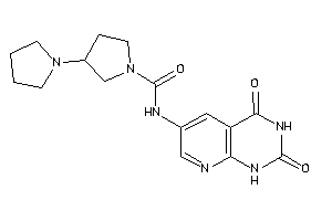 N-(2,4-diketo-1H-pyrido[2,3-d]pyrimidin-6-yl)-3-pyrrolidino-pyrrolidine-1-carboxamide