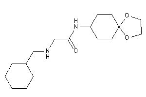 2-(cyclohexylmethylamino)-N-(1,4-dioxaspiro[4.5]decan-8-yl)acetamide