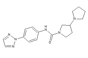 3-pyrrolidino-N-[4-(triazol-2-yl)phenyl]pyrrolidine-1-carboxamide