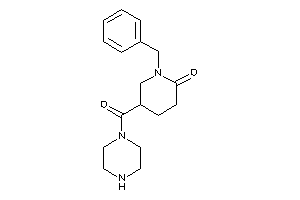 1-benzyl-5-(piperazine-1-carbonyl)-2-piperidone