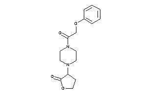 3-[4-(2-phenoxyacetyl)piperazino]tetrahydrofuran-2-one