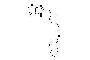2-[[4-(2-indan-5-yloxyethyl)piperazino]methyl]-1H-imidazo[4,5-b]pyridine