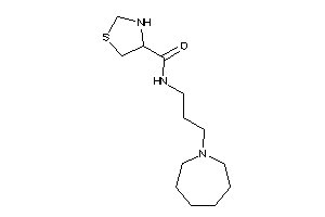 N-[3-(azepan-1-yl)propyl]thiazolidine-4-carboxamide