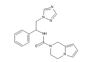 N-[1-phenyl-2-(1,2,4-triazol-1-yl)ethyl]-3,4-dihydro-1H-pyrrolo[1,2-a]pyrazine-2-carboxamide