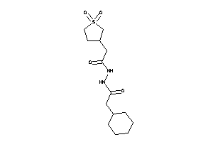 2-cyclohexyl-N'-[2-(1,1-diketothiolan-3-yl)acetyl]acetohydrazide