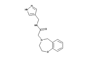 2-(3,5-dihydro-2H-1,4-benzoxazepin-4-yl)-N-(1H-pyrazol-4-ylmethyl)acetamide