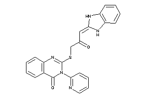 2-[[3-(1,3-dihydrobenzimidazol-2-ylidene)-2-keto-propyl]thio]-3-(2-pyridyl)quinazolin-4-one