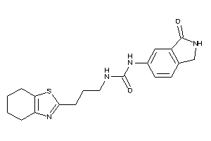 1-(3-ketoisoindolin-5-yl)-3-[3-(4,5,6,7-tetrahydro-1,3-benzothiazol-2-yl)propyl]urea