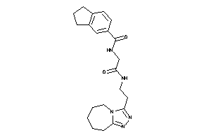 N-[2-keto-2-[2-(6,7,8,9-tetrahydro-5H-[1,2,4]triazolo[4,3-a]azepin-3-yl)ethylamino]ethyl]indane-5-carboxamide