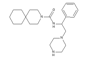 N-(1-phenyl-2-piperazino-ethyl)-3-azaspiro[5.5]undecane-3-carboxamide