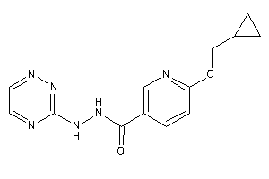 6-(cyclopropylmethoxy)-N'-(1,2,4-triazin-3-yl)nicotinohydrazide