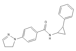 N-(2-phenylcyclopropyl)-4-(2-pyrazolin-1-yl)benzamide