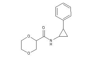 N-(2-phenylcyclopropyl)-1,4-dioxane-2-carboxamide