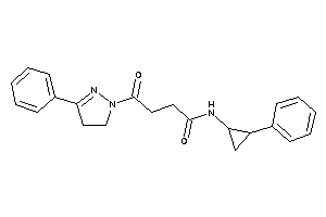 4-keto-N-(2-phenylcyclopropyl)-4-(3-phenyl-2-pyrazolin-1-yl)butyramide