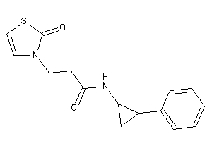 3-(2-keto-4-thiazolin-3-yl)-N-(2-phenylcyclopropyl)propionamide