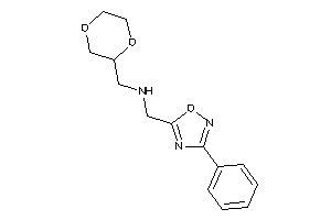 Image of 1,4-dioxan-2-ylmethyl-[(3-phenyl-1,2,4-oxadiazol-5-yl)methyl]amine