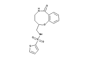 N-[(6-keto-2,3,4,5-tetrahydro-1,5-benzoxazocin-2-yl)methyl]thiophene-2-sulfonamide
