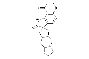 Image of Spiro[1,2,3,5,5a,6,8,8a,9,9a-decahydrocyclopenta[f]indolizine-7,3'-7,8-dihydro-1H-pyrano[2,3-g]indole]-2',9'-quinone