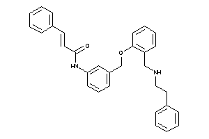Image of N-[3-[[2-[(phenethylamino)methyl]phenoxy]methyl]phenyl]-3-phenyl-acrylamide