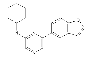 [6-(benzofuran-5-yl)pyrazin-2-yl]-cyclohexyl-amine