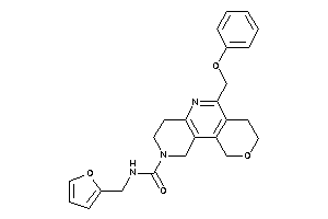 Image of N-(2-furfuryl)-6-(phenoxymethyl)-1,3,4,7,8,10-hexahydropyrano[4,3-c][1,6]naphthyridine-2-carboxamide