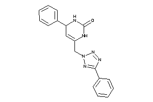 4-phenyl-6-[(5-phenyltetrazol-2-yl)methyl]-3,4-dihydro-1H-pyrimidin-2-one