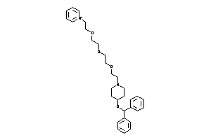Image of 1-[2-[2-[2-[2-(4-benzhydryloxypiperidino)ethoxy]ethoxy]ethoxy]ethyl]pyridin-1-ium