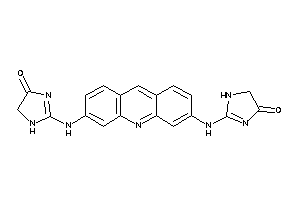 Image of 2-[[6-[(4-keto-2-imidazolin-2-yl)amino]acridin-3-yl]amino]-2-imidazolin-4-one
