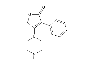 4-phenyl-3-piperazino-2H-furan-5-one