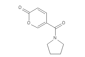 Image of 5-(pyrrolidine-1-carbonyl)pyran-2-one