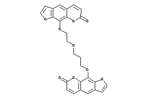 Image of 9-[3-[2-(7-ketofuro[3,2-g]chromen-9-yl)oxyethoxy]propoxy]furo[3,2-g]chromen-7-one