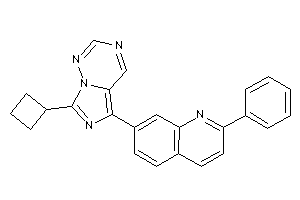 7-(7-cyclobutylimidazo[5,1-f][1,2,4]triazin-5-yl)-2-phenyl-quinoline