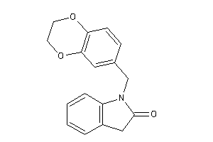 1-(2,3-dihydro-1,4-benzodioxin-6-ylmethyl)oxindole