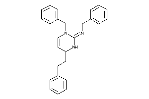 Benzyl-(3-benzyl-6-phenethyl-1,6-dihydropyrimidin-2-ylidene)amine