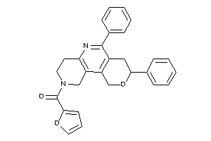 Image of (6,8-diphenyl-1,3,4,7,8,10-hexahydropyrano[4,3-c][1,6]naphthyridin-2-yl)-(2-furyl)methanone