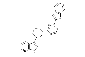 3-[1-[4-(benzothiophen-2-yl)pyrimidin-2-yl]-3-piperidyl]-1H-pyrrolo[2,3-b]pyridine