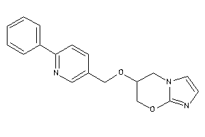 6-[(6-phenyl-3-pyridyl)methoxy]-6,7-dihydro-5H-imidazo[2,1-b][1,3]oxazine