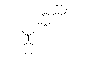 2-[4-(1,3-dithiolan-2-yl)phenoxy]-1-piperidino-ethanone