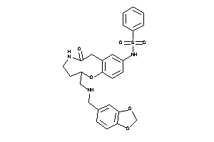 Image of N-[6-keto-2-[(piperonylamino)methyl]-3,4,5,7-tetrahydro-2H-1,5-benzoxazonin-9-yl]benzenesulfonamide