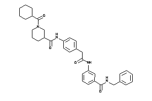 Image of N-[4-[2-[3-(benzylcarbamoyl)anilino]-2-keto-ethyl]phenyl]-1-(cyclohexanecarbonyl)nipecotamide