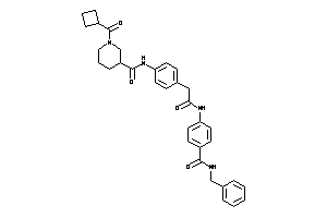 N-[4-[2-[4-(benzylcarbamoyl)anilino]-2-keto-ethyl]phenyl]-1-(cyclobutanecarbonyl)nipecotamide