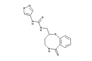 Image of 1-isoxazol-4-yl-3-[(6-keto-2,3,4,5-tetrahydro-1,5-benzoxazocin-2-yl)methyl]urea