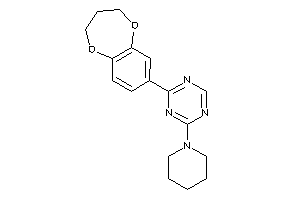 2-(3,4-dihydro-2H-1,5-benzodioxepin-7-yl)-4-piperidino-s-triazine