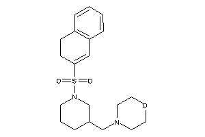 4-[[1-(3,4-dihydronaphthalen-2-ylsulfonyl)-3-piperidyl]methyl]morpholine