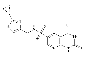 N-[(2-cyclopropylthiazol-4-yl)methyl]-2,4-diketo-1H-pyrido[2,3-d]pyrimidine-6-sulfonamide