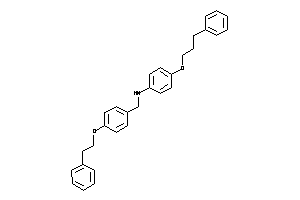 (4-phenethyloxybenzyl)-[4-(3-phenylpropoxy)phenyl]amine