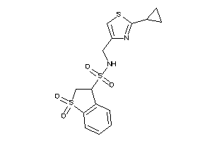 N-[(2-cyclopropylthiazol-4-yl)methyl]-1,1-diketo-2,3-dihydrobenzothiophene-3-sulfonamide