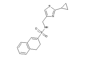 N-[(2-cyclopropylthiazol-4-yl)methyl]-3,4-dihydronaphthalene-2-sulfonamide