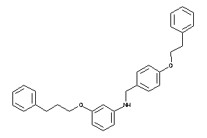 (4-phenethyloxybenzyl)-[3-(3-phenylpropoxy)phenyl]amine
