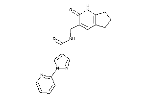 N-[(2-keto-1,5,6,7-tetrahydro-1-pyrindin-3-yl)methyl]-1-(2-pyridyl)pyrazole-4-carboxamide